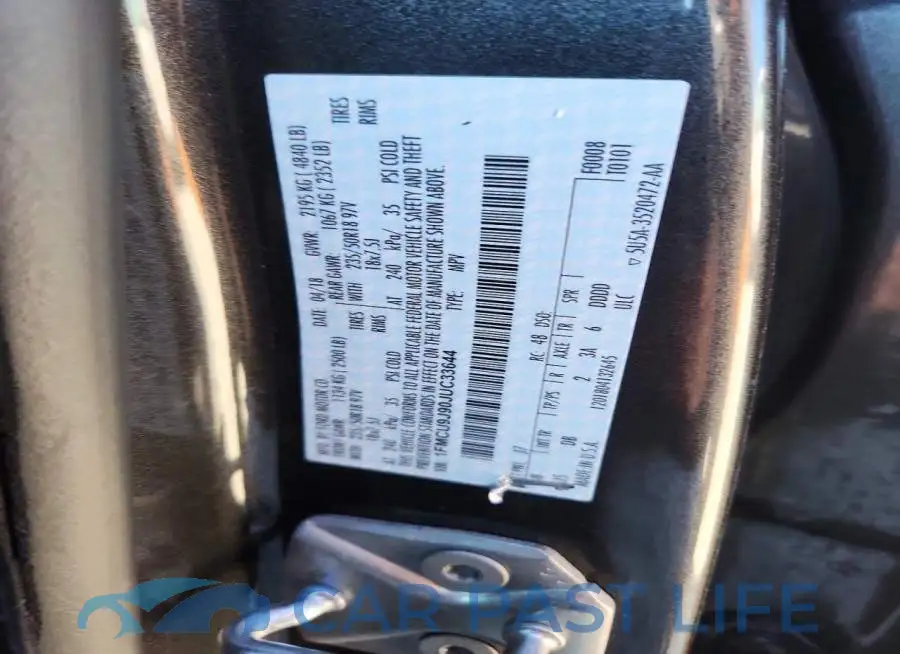 1FMCU9J90JUC33644# 13
