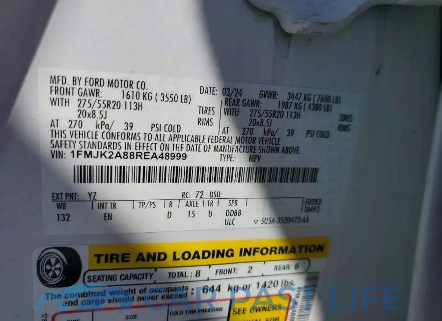 1FMJK2A88REA48999# 13
