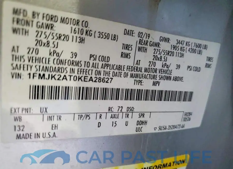 1FMJK2AT0KEA28627# 13