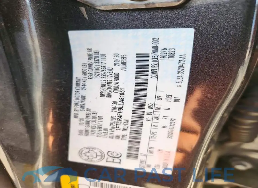 1FTER4FH9LLA81051# 13