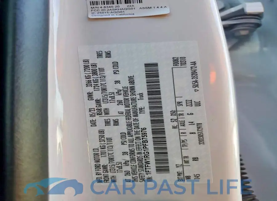 1FTFW1RG1PFB75976# 13