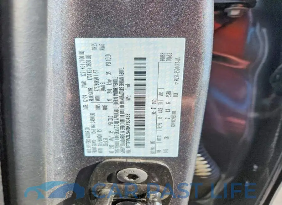 1FTFW2L54RKF60438# 12