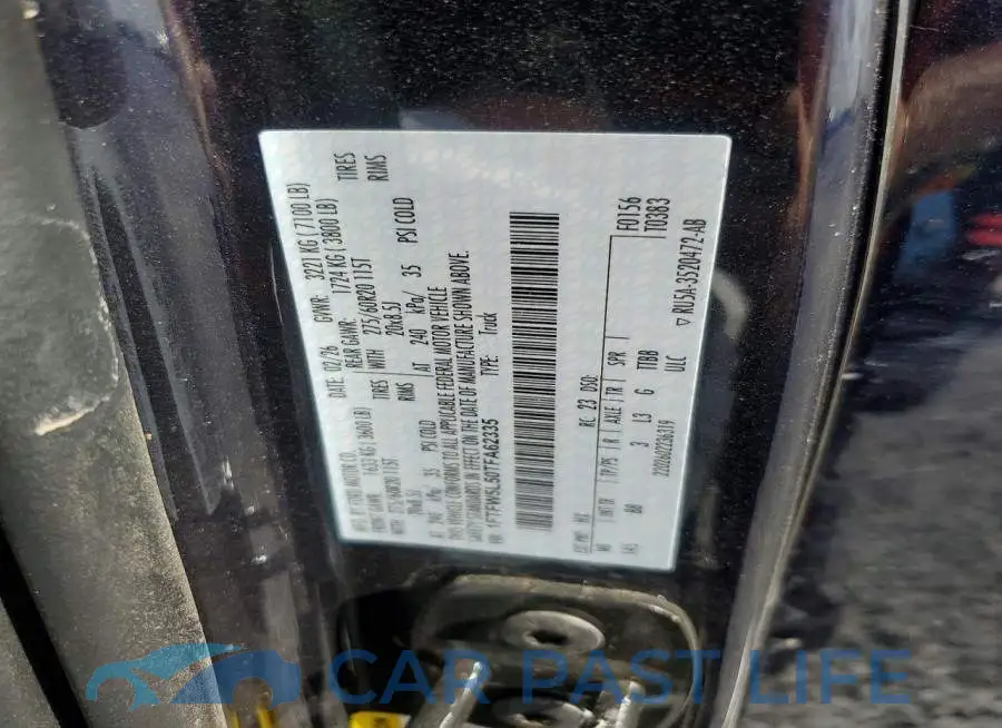 1FTFW5L50TFA62335# 13