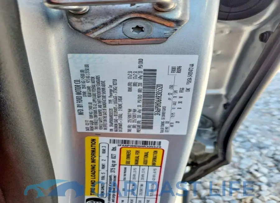 3FA6P0HD6HR305520# 12