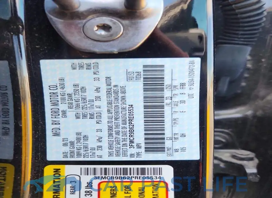 3FMCR9B62PRE05534# 12