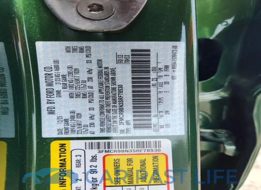3FMCR9BN3SRF78530# 13