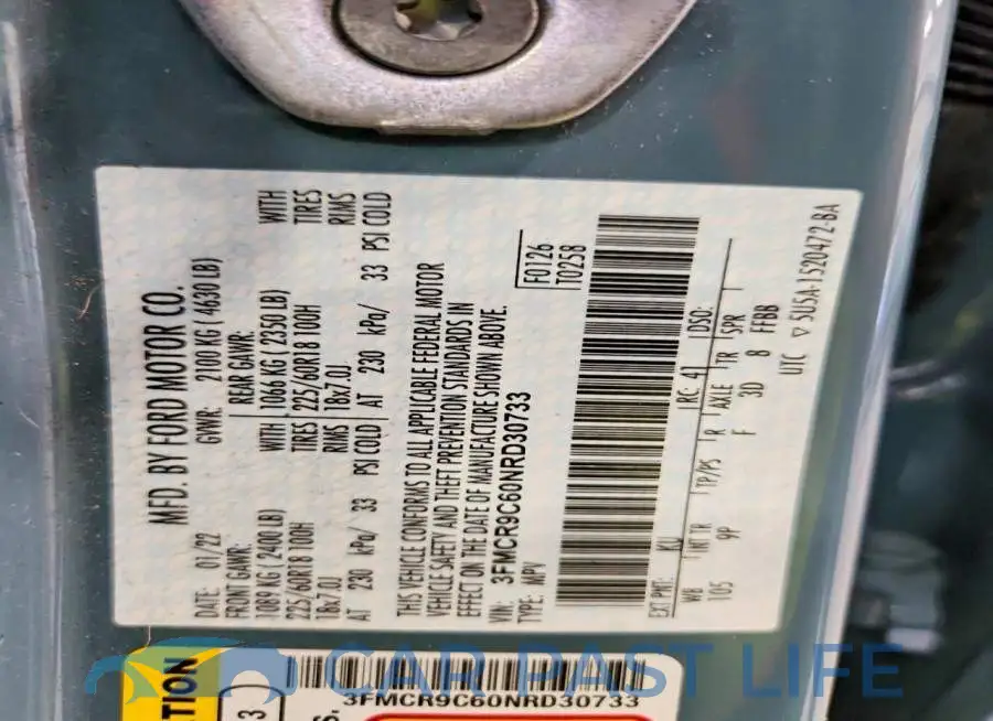 3FMCR9C60NRD30733# 13