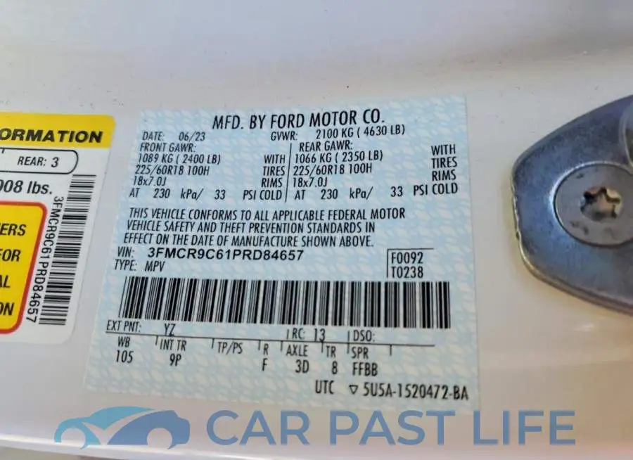 3FMCR9C61PRD84657# 13
