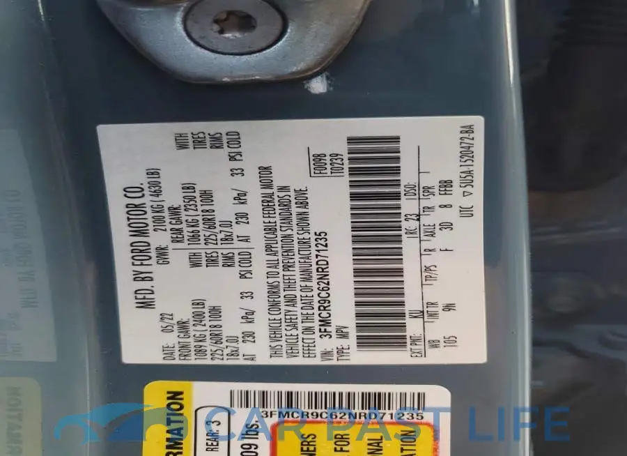 3FMCR9C62NRD71235# 13