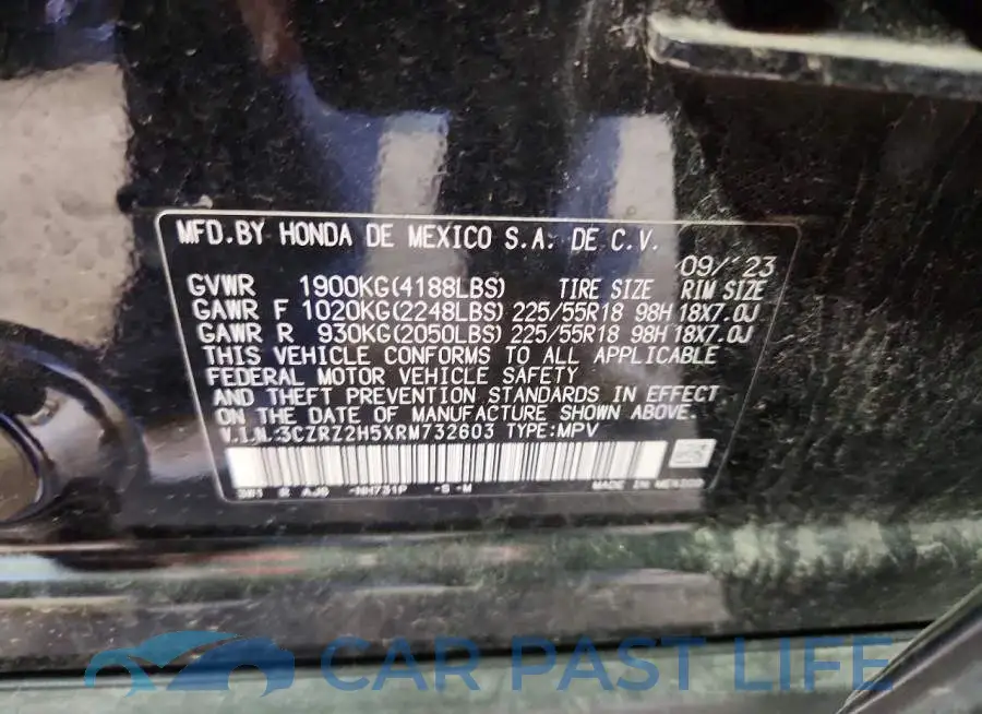3CZRZ2H5XRM732603# 14