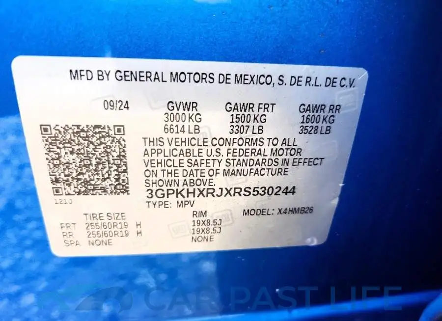 3GPKHXRJXRS530244# 13