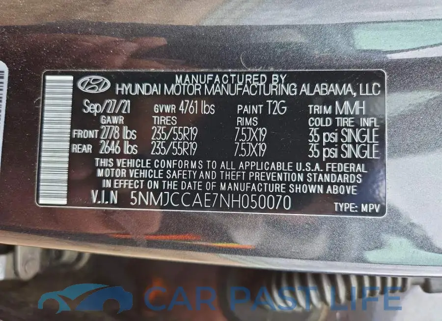 5NMJCCAE7NH050070# 14