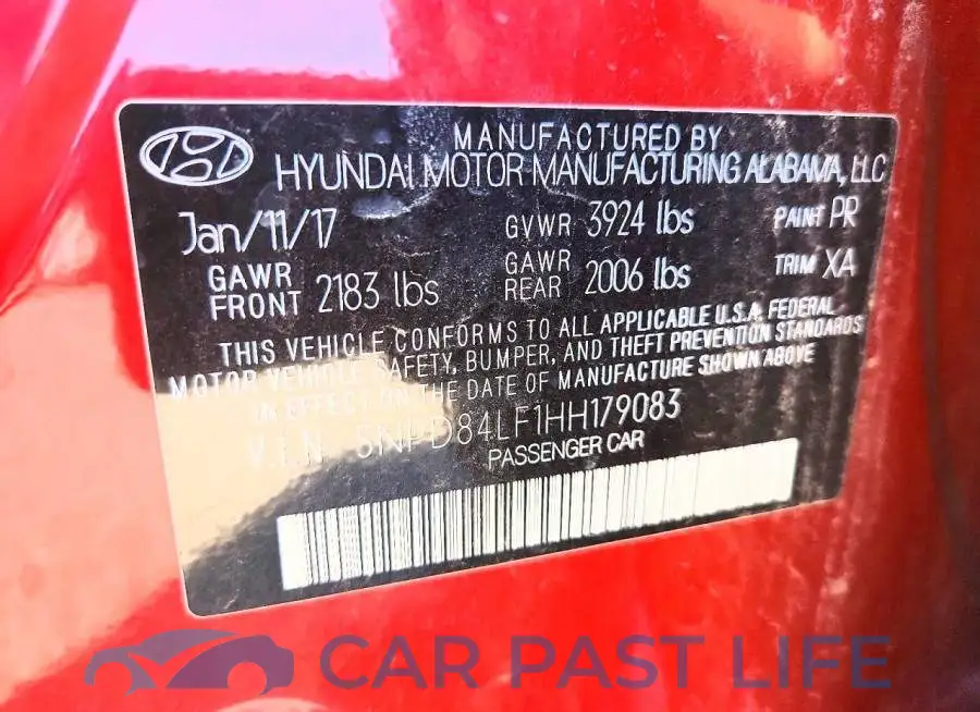 5NPD84LF1HH179083# 13