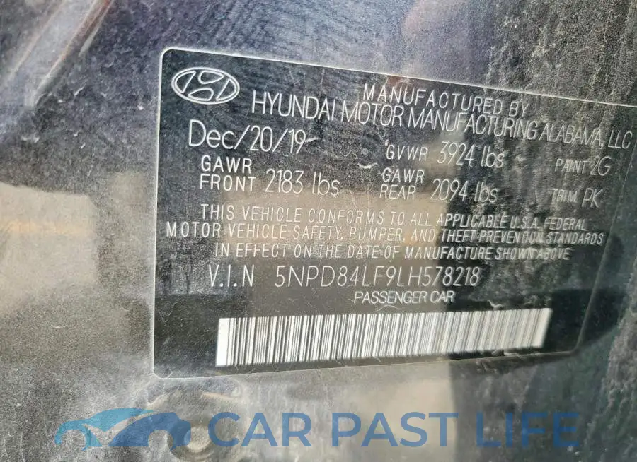 5NPD84LF9LH578218# 13