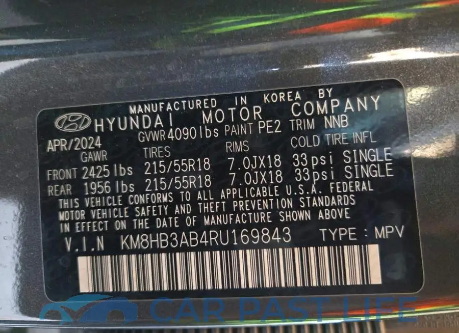 KM8HB3AB4RU169843# 13