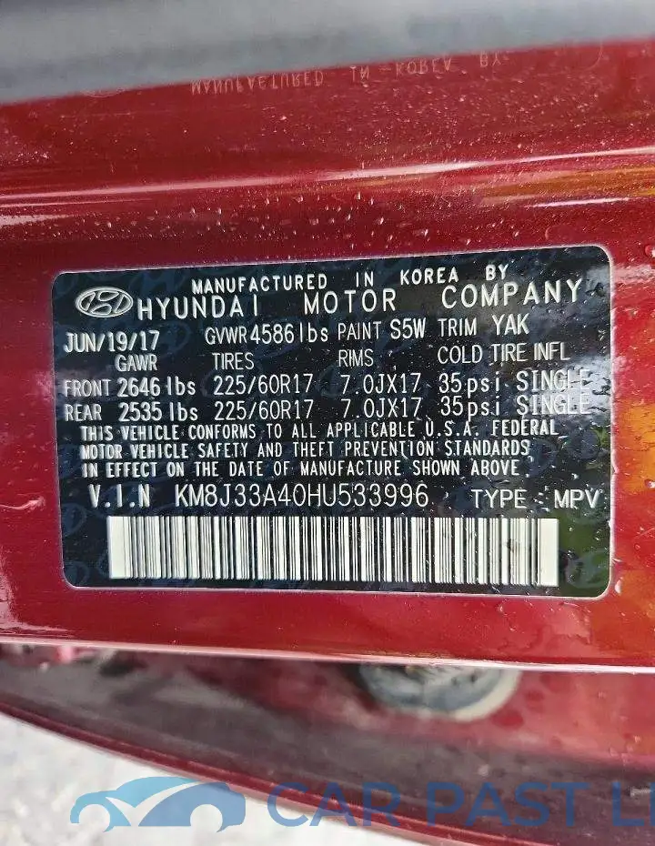 KM8J33A40HU533996# 13