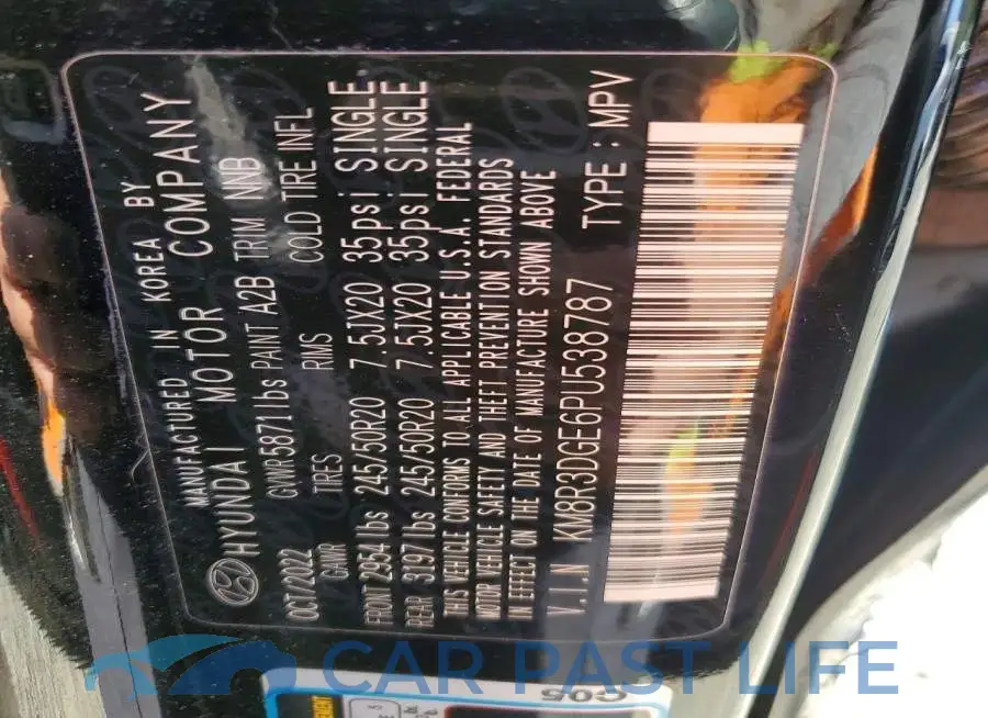 KM8R3DGE6PU538787# 14