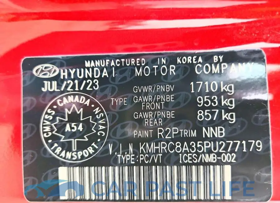 KMHRC8A35PU277179# 13