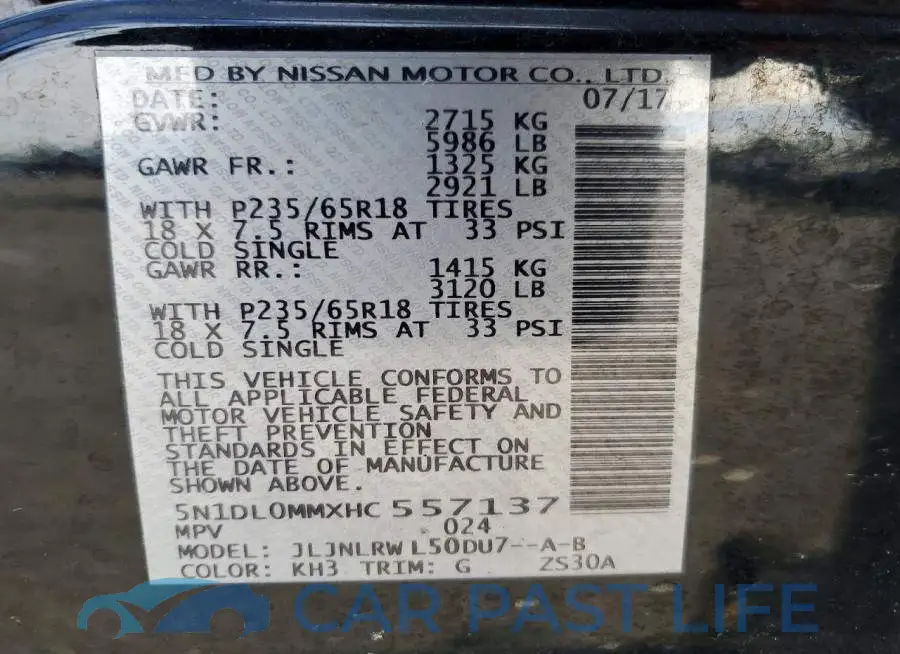 5N1DL0MMXHC557137# 13
