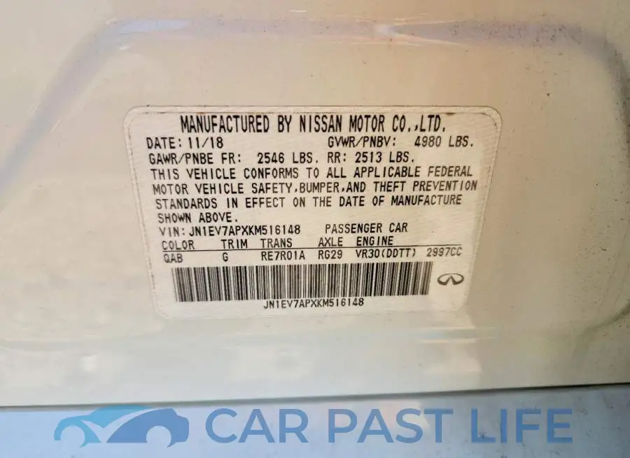 JN1EV7APXKM516148# 12