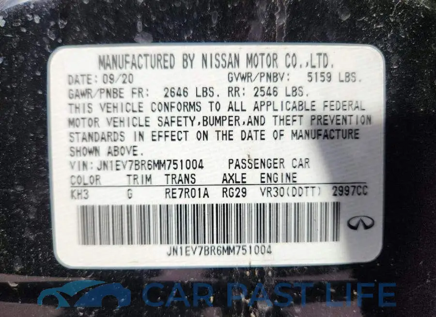 JN1EV7BR6MM751004# 13