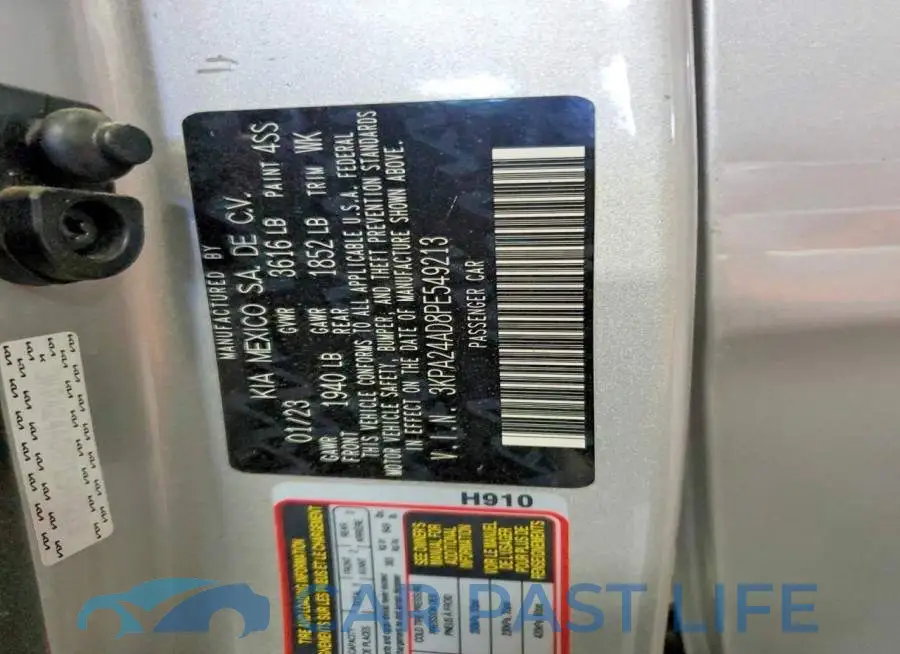 3KPA24AD8PE549213# 12