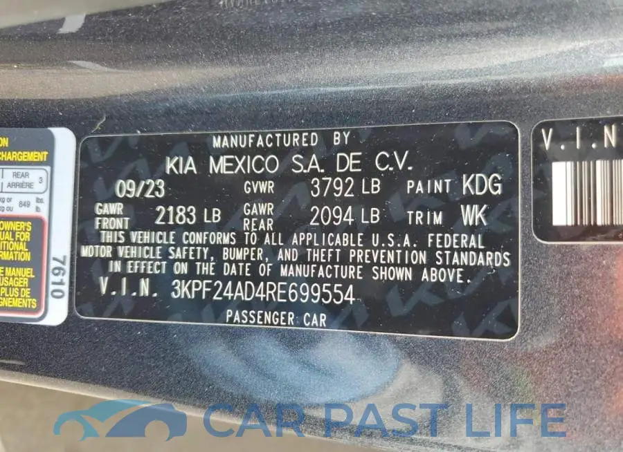 3KPF24AD4RE699554# 12