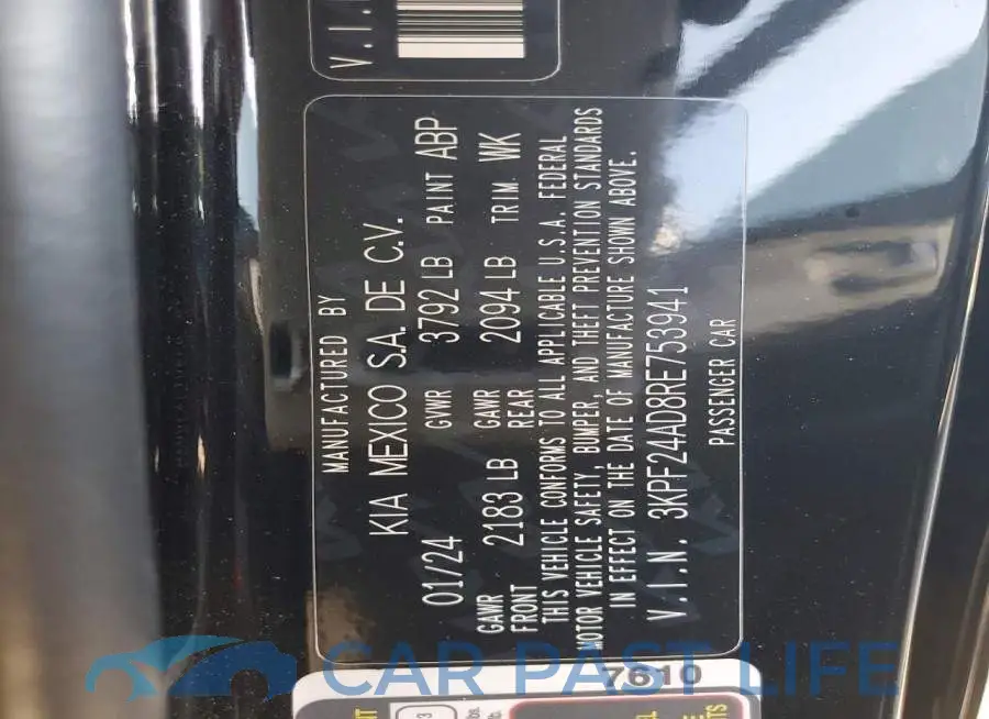 3KPF24AD8RE753941# 12