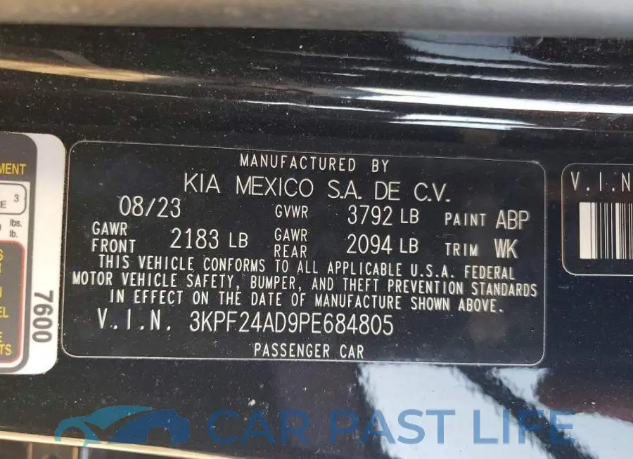 3KPF24AD9PE684805# 12