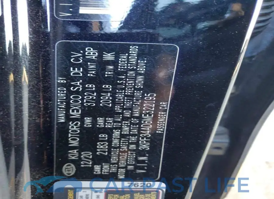 3KPF34AD6ME322195# 12