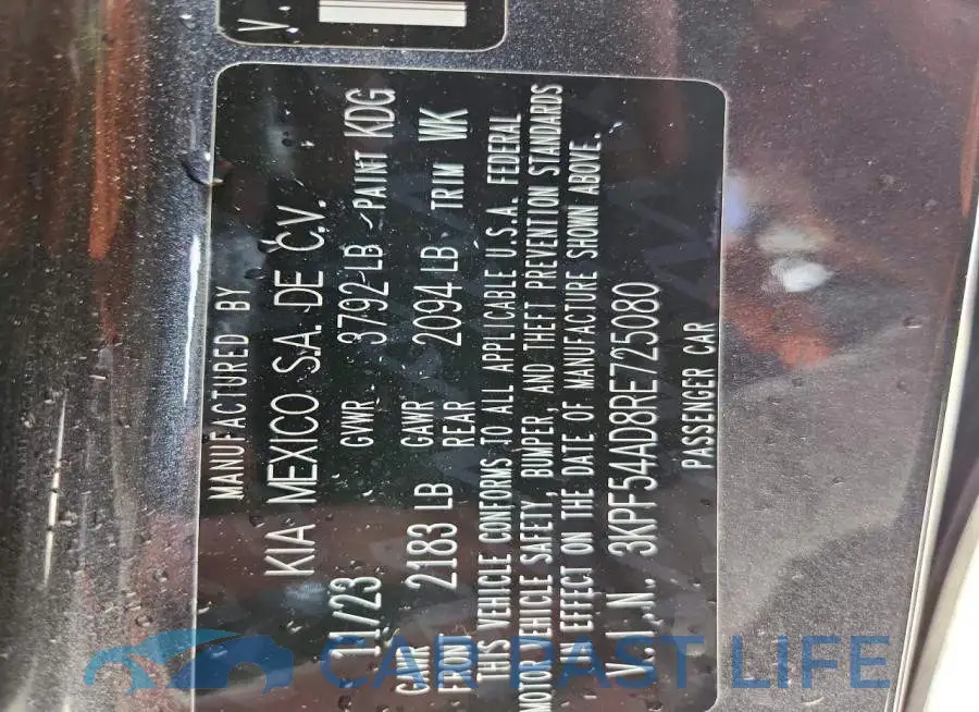 3KPF54AD8RE725080# 13