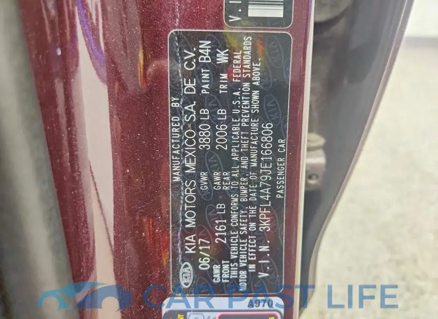 3KPFL4A79JE166806# 12
