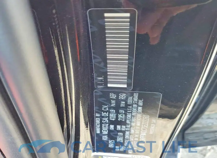 3KPFW4DC7SE222260# 12