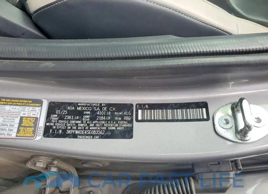 3KPFW4DE4SE083562# 12