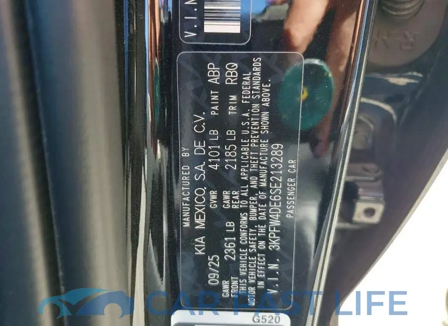 3KPFW4DE6SE213289# 13
