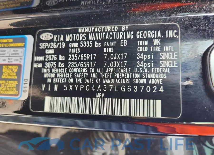 5XYPG4A37LG637024# 14