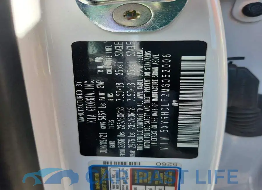 5XYRHDLF2MG062006# 13