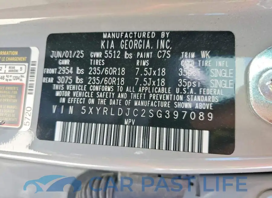 5XYRLDJC2SG397089# 14