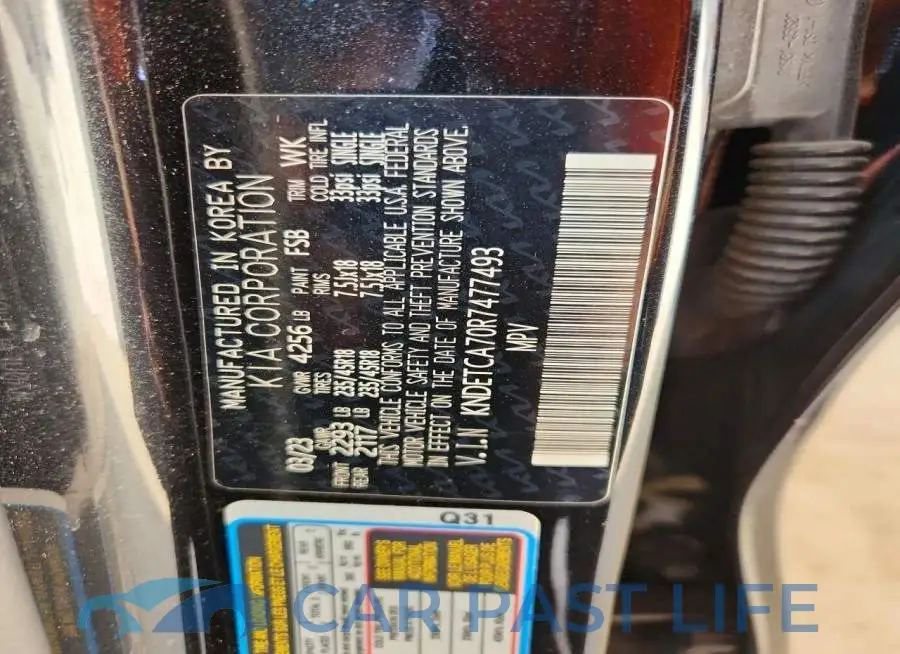 KNDETCA70R7477493# 13