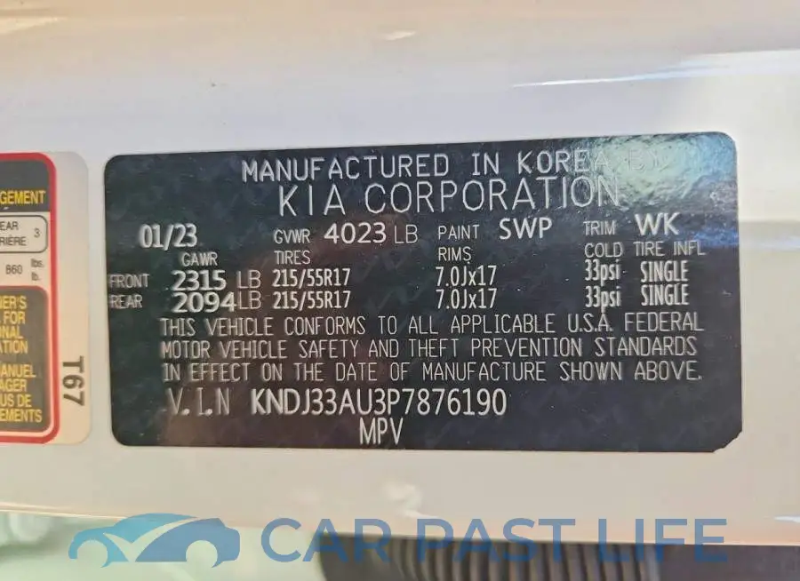 KNDJ33AU3P7876190# 13