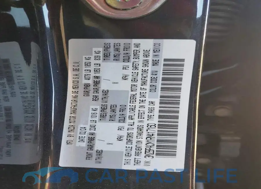 3MZBPACM1RM417160# 12