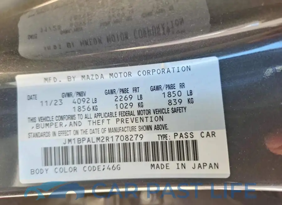JM1BPALM2R1708279# 12