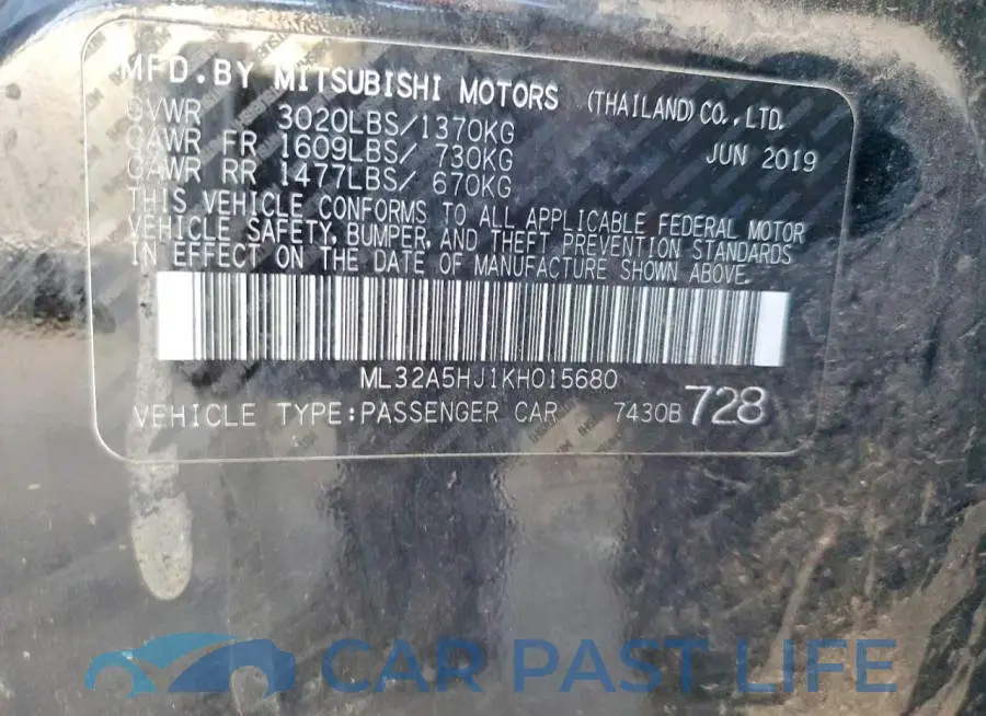 ML32A5HJ1KH015680# 12