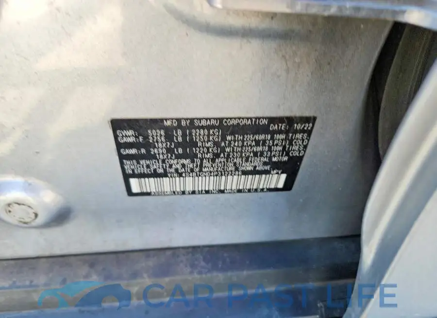 4S4BTGND4P3122286# 13
