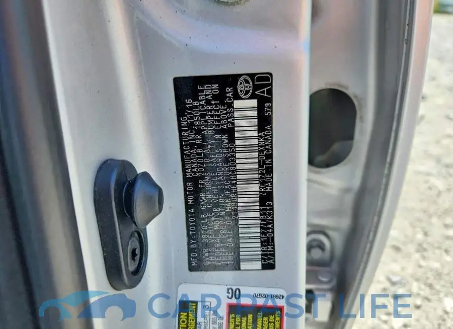 2T1BURHE4HC803350# 13