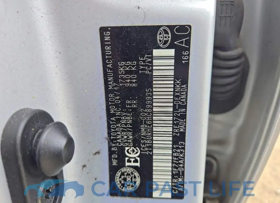 2T1BURHE6HC899935# 13