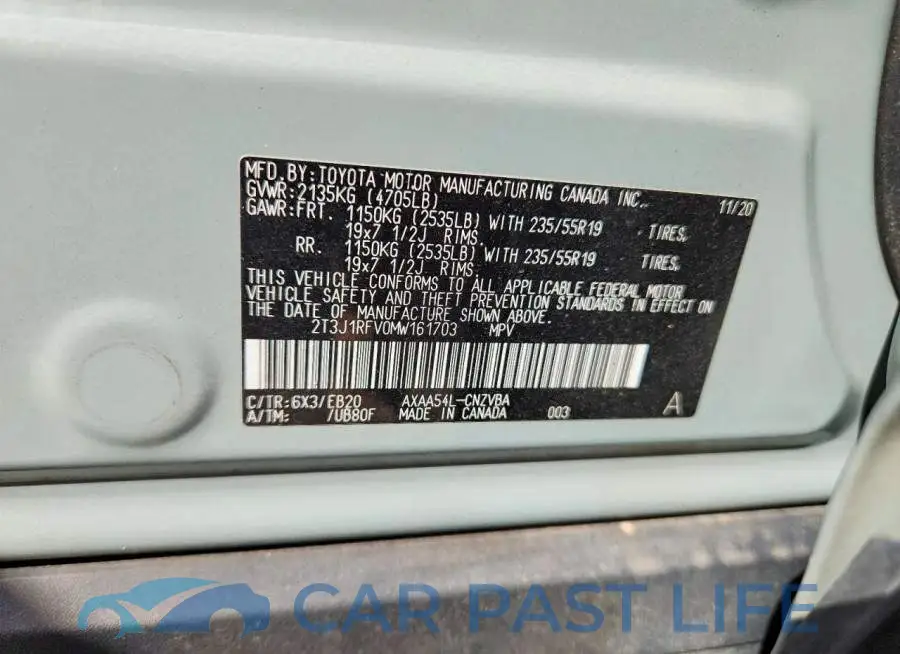 2T3J1RFV0MW161703# 12