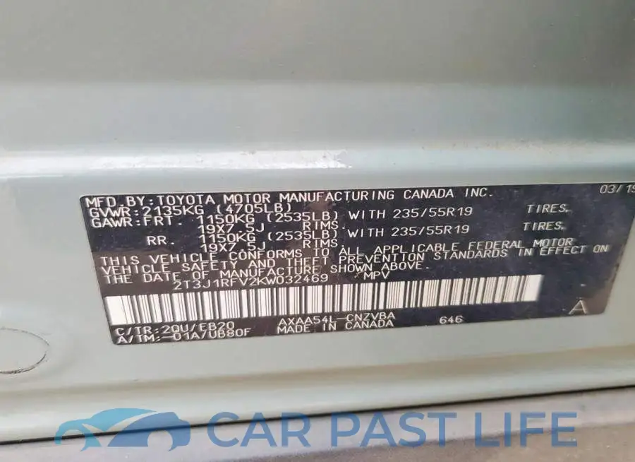 2T3J1RFV2KW032469# 13