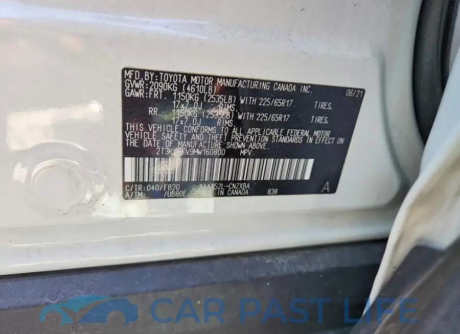 2T3K1RFV9MW160800# 14