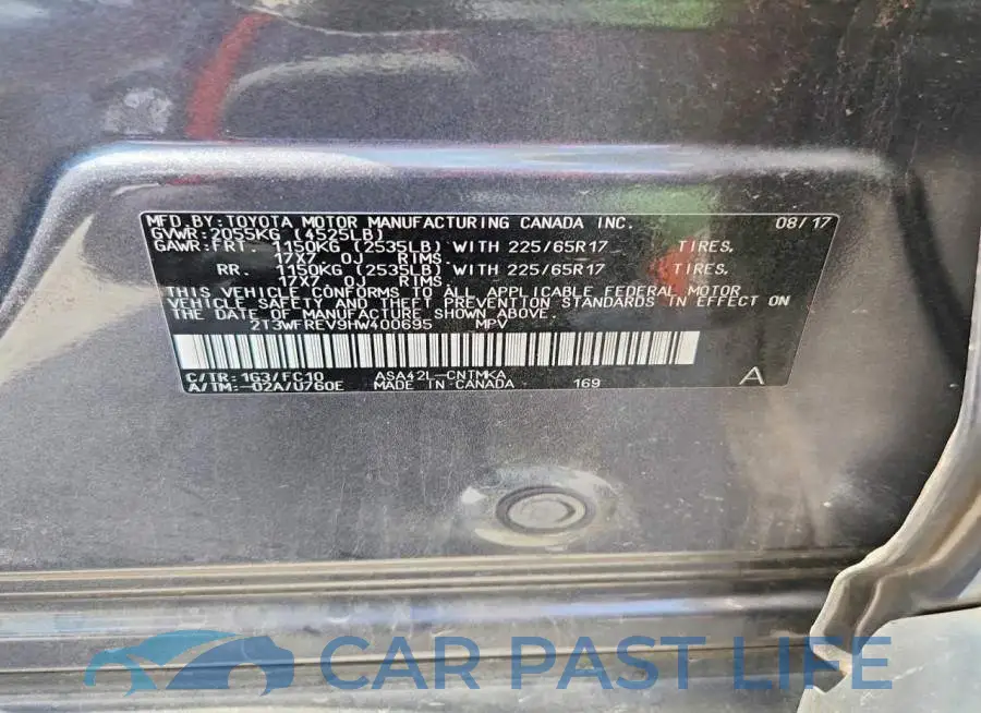 2T3WFREV9HW400695# 13